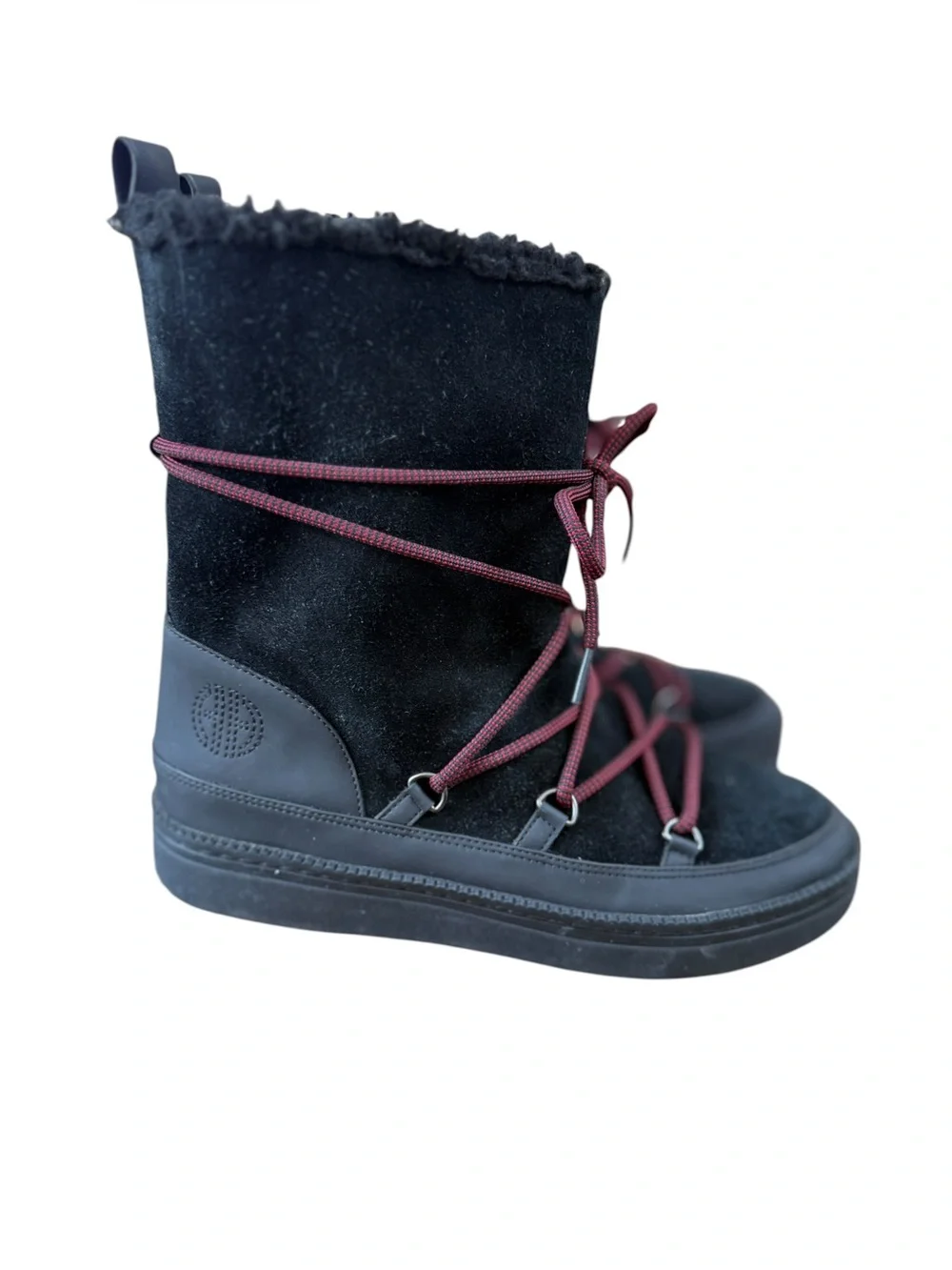 Cole Haan Grand 360 Cloudfeel Waterproof Snow Boots Black – Sz 8